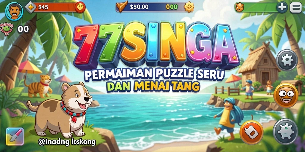 Screenshot menunjukkan gameplay menantang dari 77SINGA.