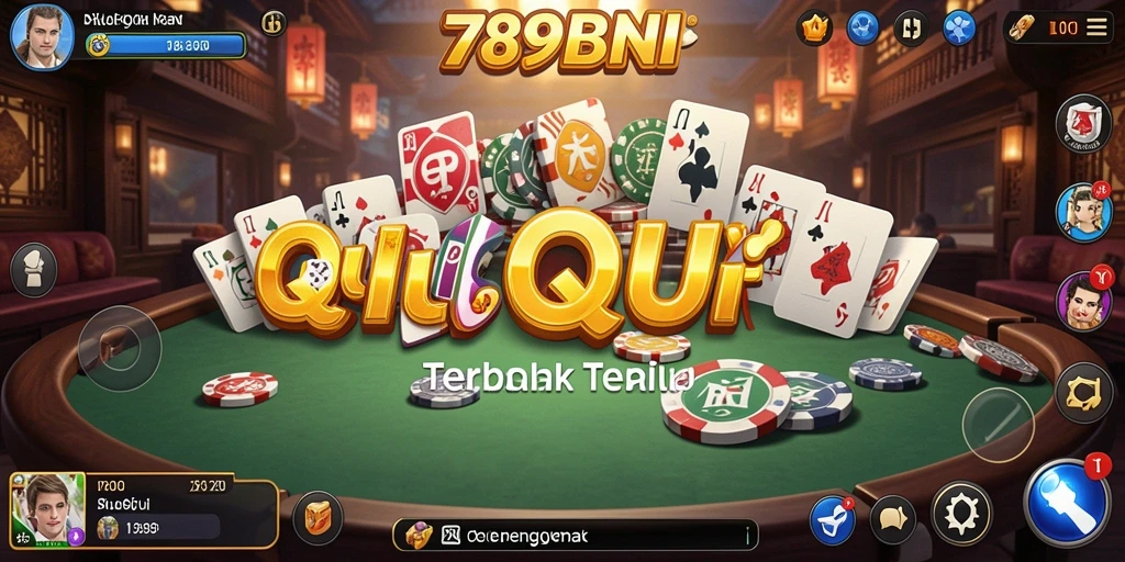 Screenshot utama 789BNI menampilkan gameplay QiuQiu yang seru.