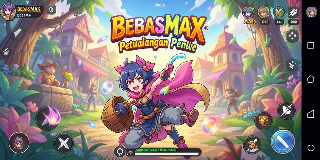 Tampilan gameplay BEBASMAX yang menawan dan penuh aksi.