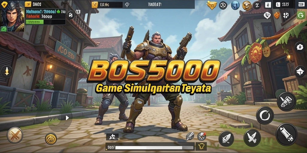Tampilan gameplay BOS5000 yang menarik dan mendidik.