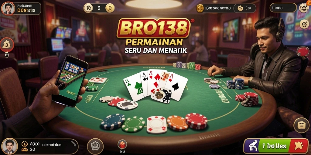 Screenshot gameplay Poker yang penuh aksi dan seru.