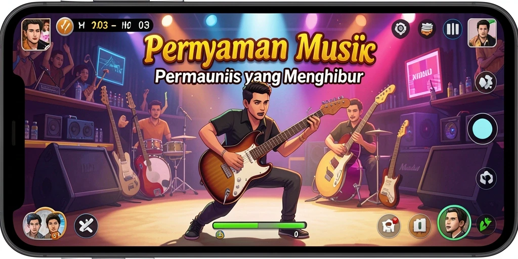 Tampilan gameplay H03 yang menyenangkan dan interaktif.