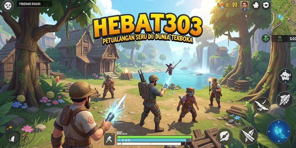 Gameplay seru HEBAT303 di dunia terbuka.