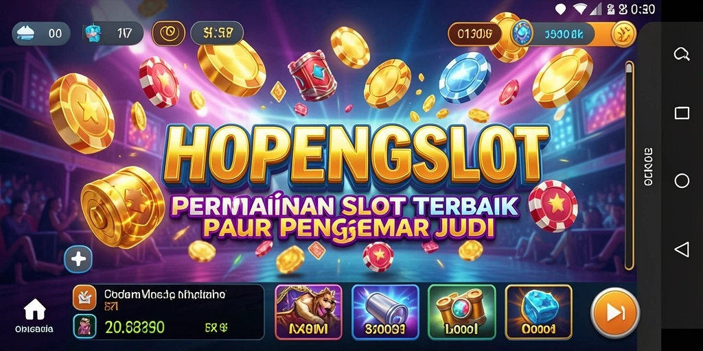 Tampilan gameplay HOPENGSLOT yang menarik dan penuh warna.
