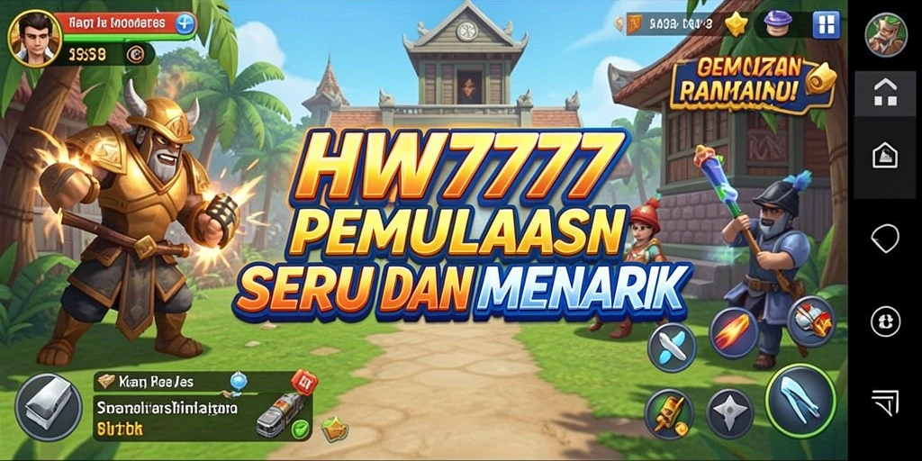 Tampilan gameplay HW777 yang menampilkan aktivitas simulasi yang seru.