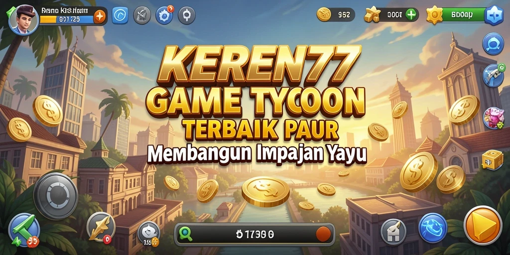 Tampilan gameplay KEREN77 yang menawan dan penuh strategi Tycoon.