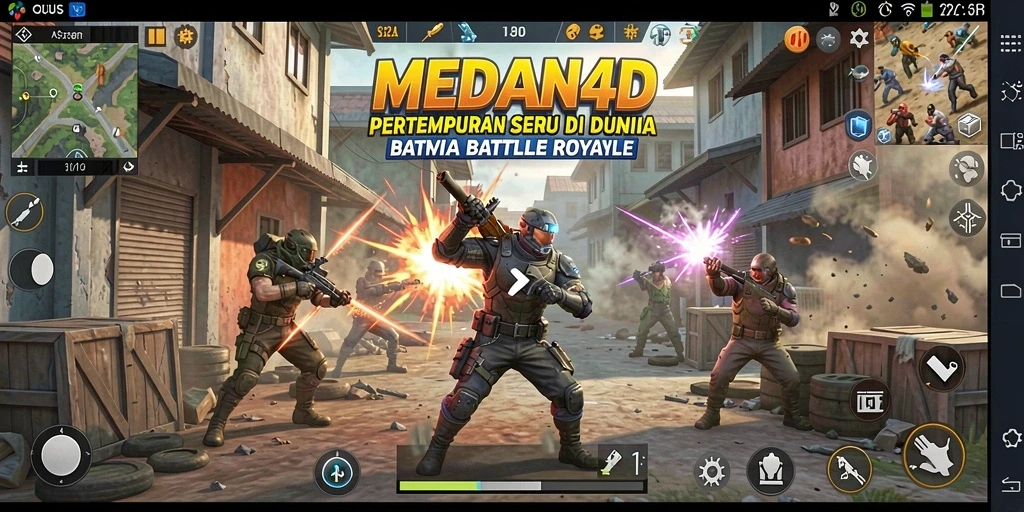 Tangkapan layar gameplay MEDAN4D dengan aksi pertempuran yang mendebarkan.