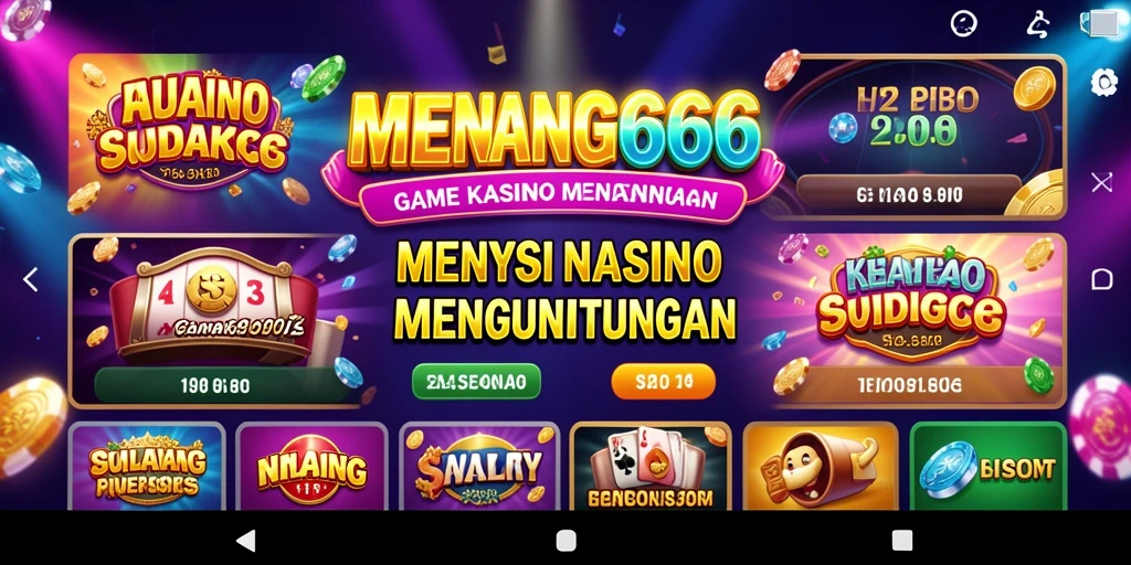 Screenshot MENANG666 menampilkan suasana permainan Kasino yang mendebarkan.