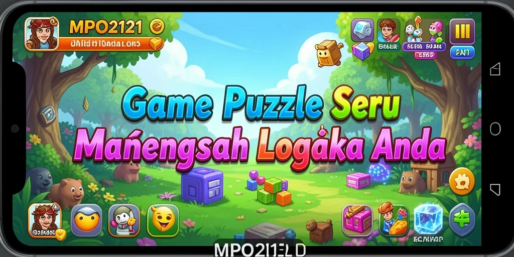 Gameplay MPO2121 yang menarik dengan berbagai teka-teki.