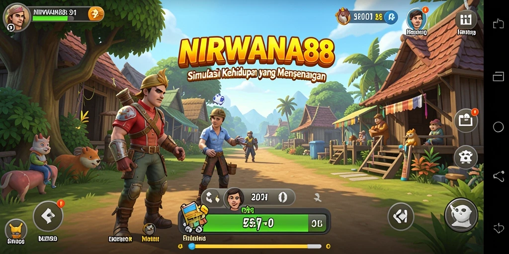 Tangkapan layar NIRWANA88 menampilkan gameplay simulasi yang mendalam.