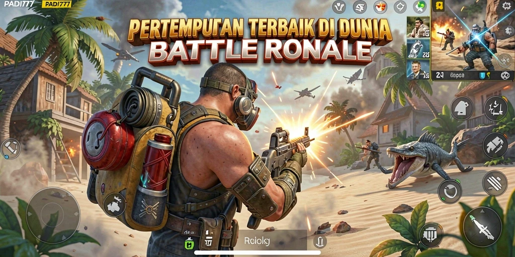 Gameplay PADI777 yang mendebarkan dalam pertempuran Battle Royale.