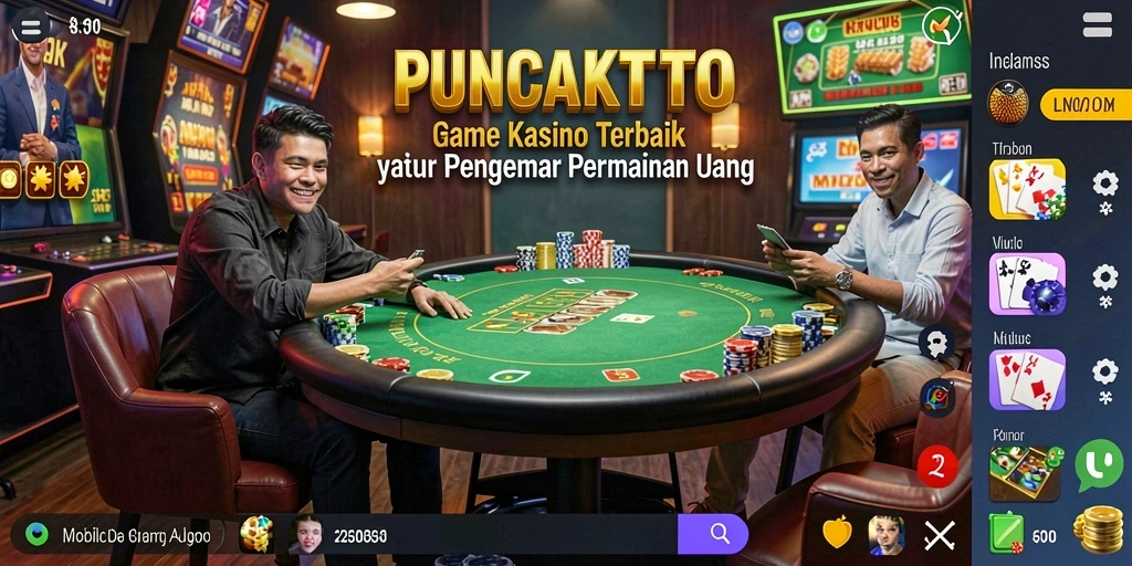 Tampilan gameplay Kasino yang seru dan mendebarkan di PUNCAKTOTO.