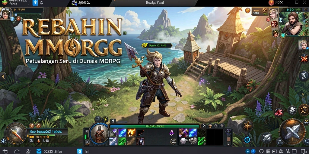 Tampilan gameplay seru dan interaktif dalam REBAHIN.