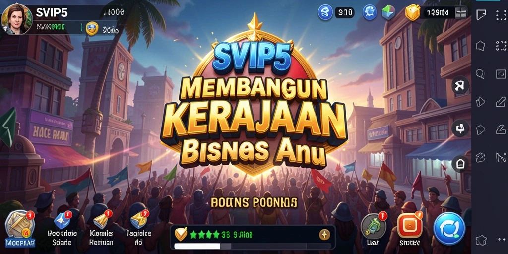 Tampilan gameplay SVIP5 yang memberikan kesan realistis dan strategis.