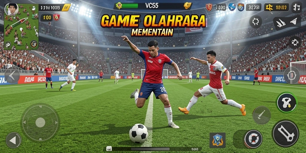 Tampilan gameplay VC55 yang mendebarkan dan realistis.