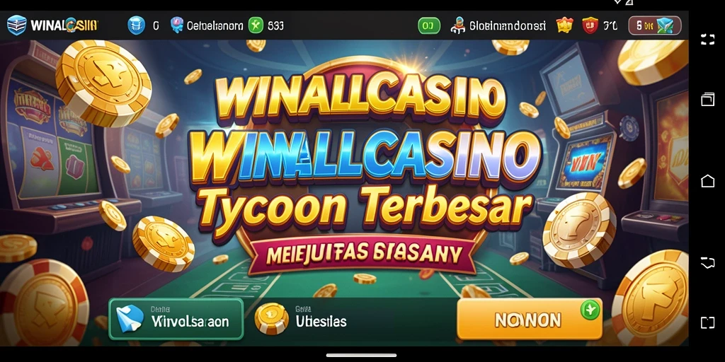 Tampilan gameplay WINALLCASINO yang mendebarkan dan menarik.