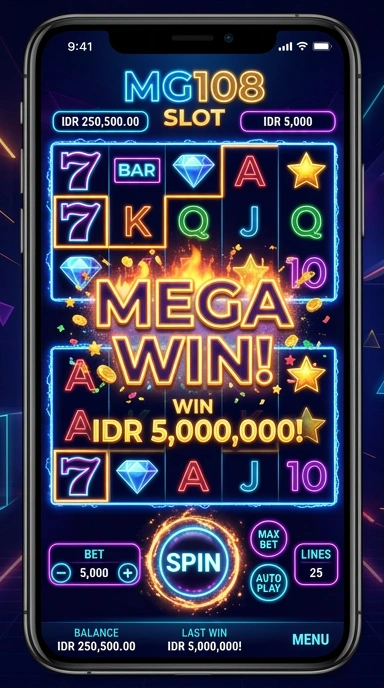 Screenshot fitur pencarian aplikasi di mg108.